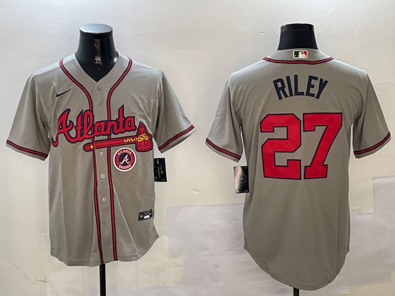 Men Atlanta Braves #27 Riley Grey Game 2024 Nike MLB Jersey style 3